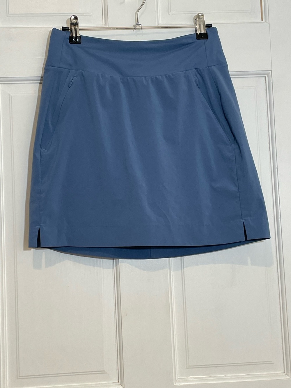 Athleta Soho Skort Women Size 2 Blue Athletic Golf Tennis Skirt Built-In Shorts